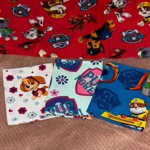FABRIC  kids pillows or blankets Paw Patrol
For boys or girls. 2ftx2ft a square